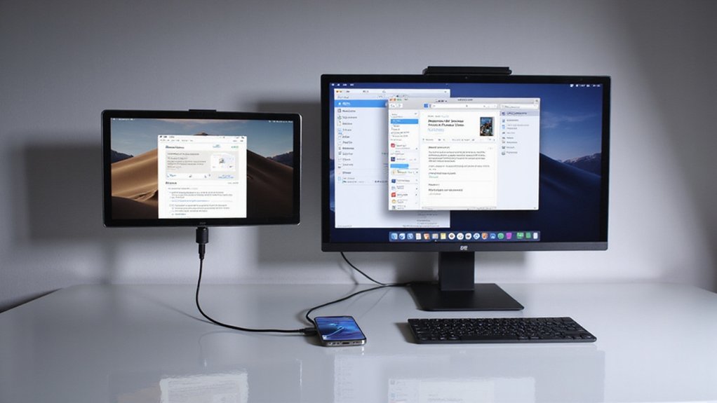 iphone pseudo desktop transformation feature
