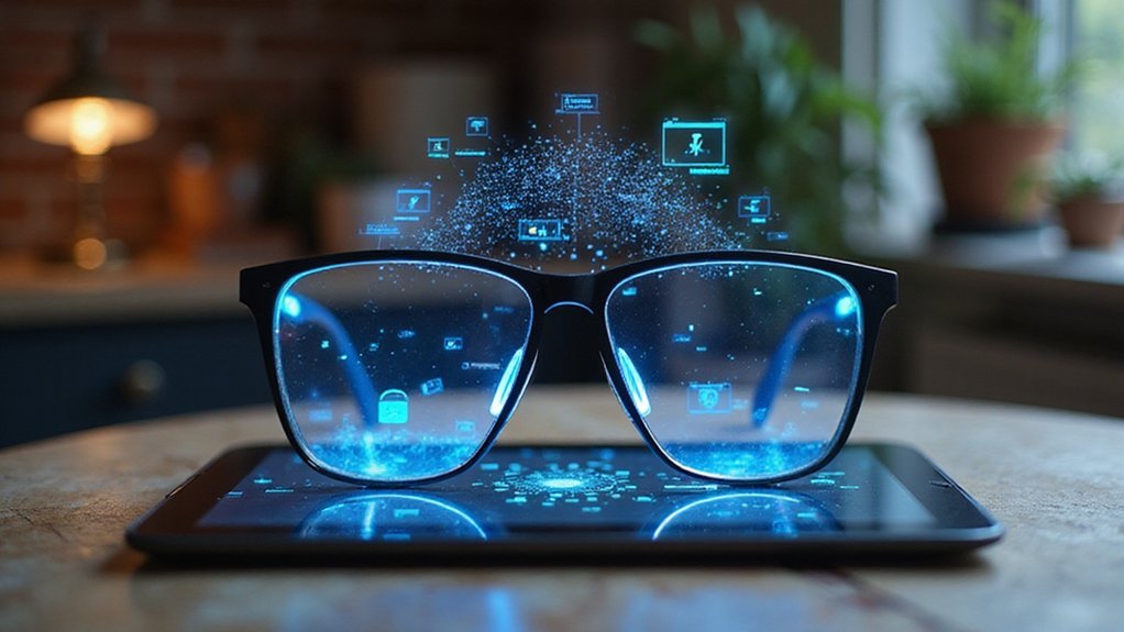 silent data collection glasses