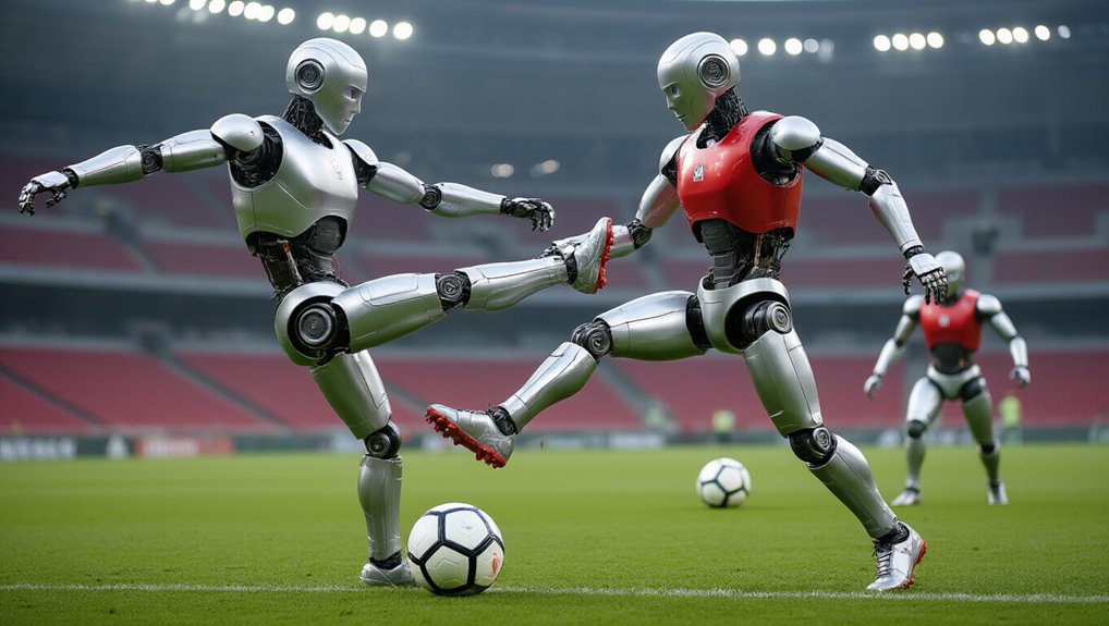 autonomous robots play soccer
