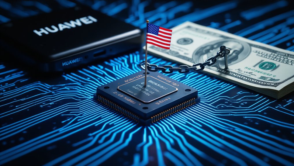 aos fined for huawei sales