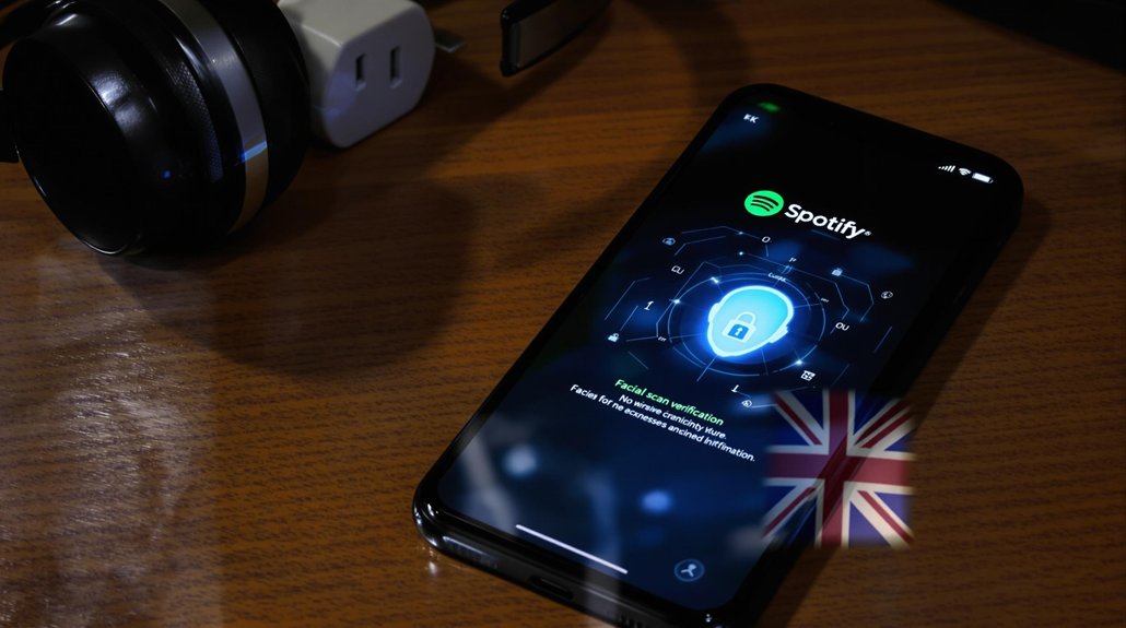 facial scans for spotify access