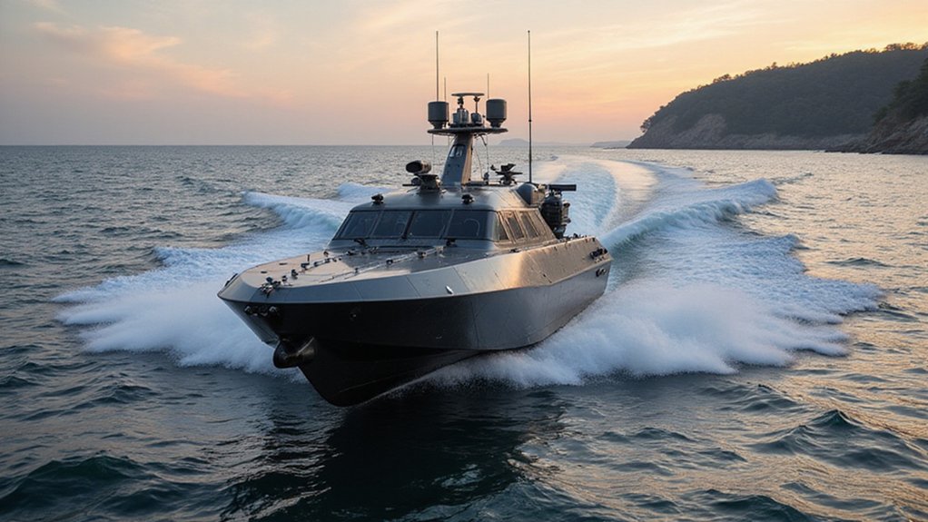 lethal robotic boat hunting