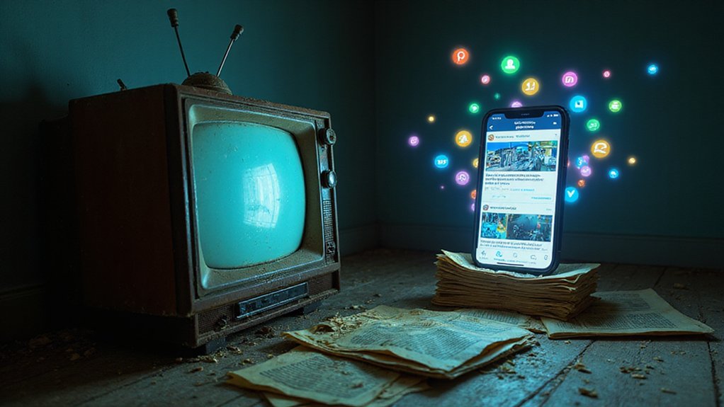 social media dominates news consumption
