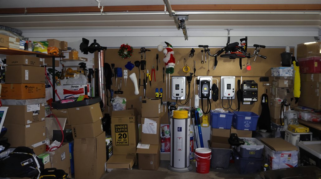 garage clutter hindering ev progress