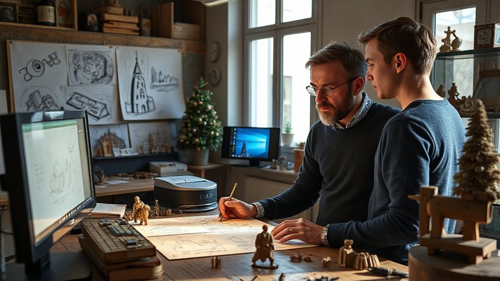 french animators christmas ad