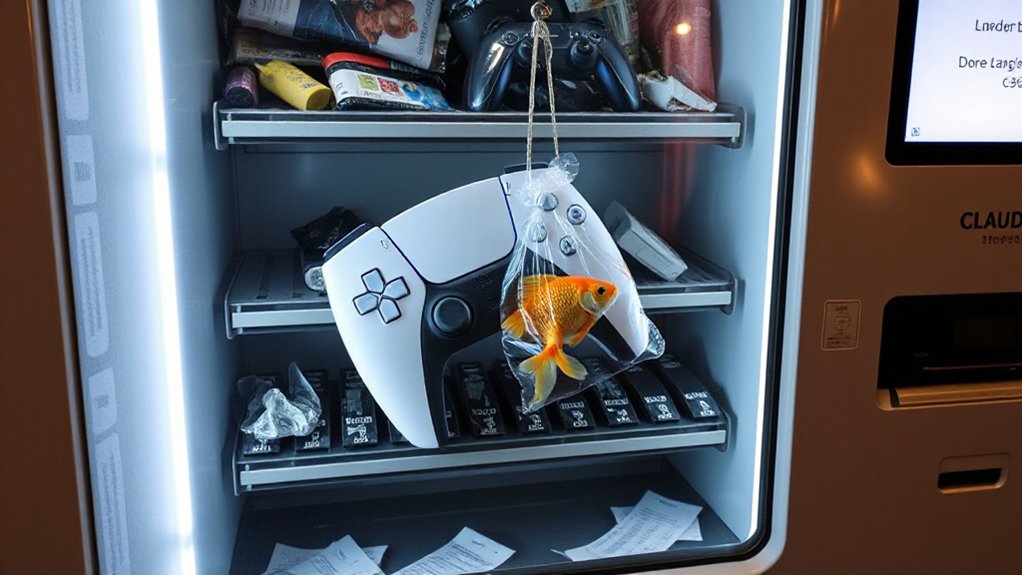 vending machine mishap chaos